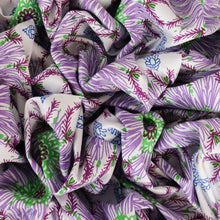 Load image into Gallery viewer, Stretch Cotton Sateen Print - Myrtle Lilac