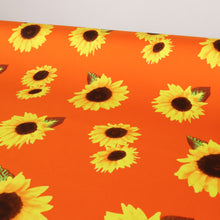 Load image into Gallery viewer, Cotton Rayon Sateen Print - Esplanade Sunflowers