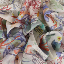 Load image into Gallery viewer, Tencel Nylon Floral Print - Lavender Ice