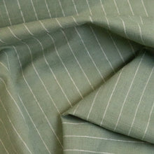 Load image into Gallery viewer, Linen Cotton Yarn Dyed Pinstripe - Sage