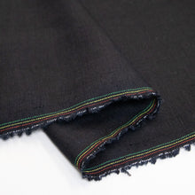 Load image into Gallery viewer, Lightweight Linen Viscose Slub - Black