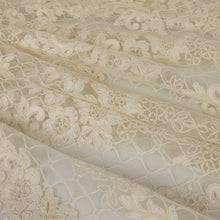 Load image into Gallery viewer, Embroidered Lace Designer End – Lula Vintage Cream