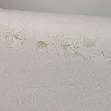 Load image into Gallery viewer, Embroidered Cotton Designer End – Medina White