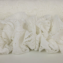 Load image into Gallery viewer, Embroidered Cotton Designer End – Medina White