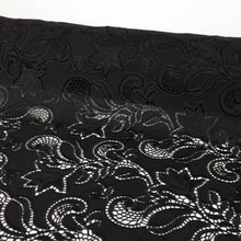 Load image into Gallery viewer, Embroidered Cotton Designer End – Medina Black