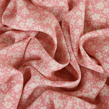 Load image into Gallery viewer, Viscose Petit Floral Print - Pink Lazy Daisy