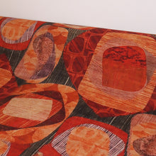 Load image into Gallery viewer, Novelle Cotton Linen Print Deadstock - Red & Orange