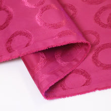 Load image into Gallery viewer, Showerproof Nylon Jacquard Spot Deadstock - Hot Pink