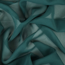 Load image into Gallery viewer, Silk Chiffon Designer End – Plaza Emerald
