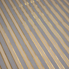 Load image into Gallery viewer, Cotton Linen Lurex Stripe Shirting Deadstock - Sky