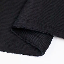 Load image into Gallery viewer, Ribbed Ripple Woven - Black