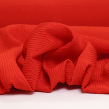 Load image into Gallery viewer, Ribbed Ripple Woven - Red