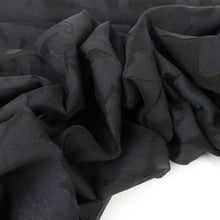 Load image into Gallery viewer, Silk Viscose Designer End – Rockaway Black Burnout