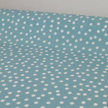Load image into Gallery viewer, Viscose Polka Dot Print - Dotty Sea