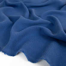 Load image into Gallery viewer, Japanese Sandwashed Cupro Piqué - Blue