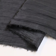Load image into Gallery viewer, Lightweight Crinkle Satin - Black