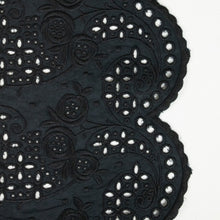 Load image into Gallery viewer, Heavy Embroidered Cotton Designer End – Shanna Black