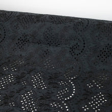 Load image into Gallery viewer, Heavy Embroidered Cotton Designer End – Shanna Black