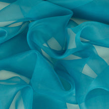 Load image into Gallery viewer, Silk Organza Deadstock - Aqua