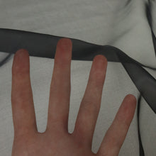 Load image into Gallery viewer, Silk Organza Deadstock - Black