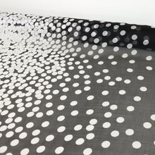 Load image into Gallery viewer, Silk Printed Chiffon Deadstock - Acuba Black