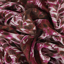 Load image into Gallery viewer, Silk Printed Chiffon Deadstock - Entangled