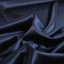 Load image into Gallery viewer, Lightweight Polyester Satin - Dark Navy