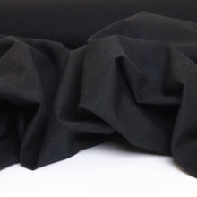 Load image into Gallery viewer, Stretch Cotton Poplin - Black