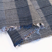 Load image into Gallery viewer, Striped Cotton Check - Blue