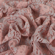 Load image into Gallery viewer, Cotton Nylon Two-Tone Corded Lace - Heiress Pink & Pale Blue