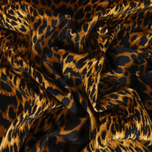 Load image into Gallery viewer, Viscose Velvet Designer End - Leopard