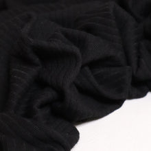 Load image into Gallery viewer, Wide Rib Knit - Black