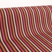 Load image into Gallery viewer, Cotton Yarn Dyed Stripe Designer End - Nara Berry Stripe