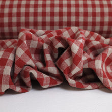 Load image into Gallery viewer, Classic Yarn Dyed Gingham Cotton - Red