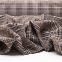 Load image into Gallery viewer, Linen Cotton Yarn Dyed Plaid - Brown