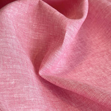 Load image into Gallery viewer, Lightweight Linen Cotton Crossweave - Pink