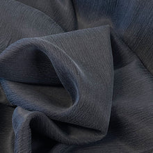 Load image into Gallery viewer, Japanese Sandwashed Cupro Crepe Back Crinkle Satin - Ink
