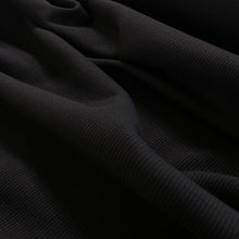 Load image into Gallery viewer, 250gsm Cotton Spandex Rib Knit - Black