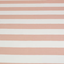 Load image into Gallery viewer, Cotton Spandex Stripe - Blush/White