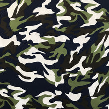 Load image into Gallery viewer, Printed Canvas - Navy Blue Camo