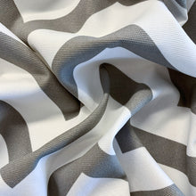 Load image into Gallery viewer, Printed Canvas - Silver Chevron