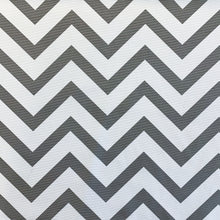 Load image into Gallery viewer, Printed Canvas - Silver Chevron