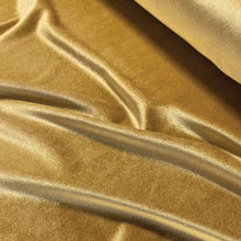 Load image into Gallery viewer, Stretch Velvet Jersey - Gold