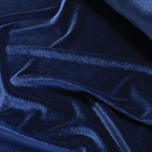 Load image into Gallery viewer, Stretch Velvet Jersey - Navy