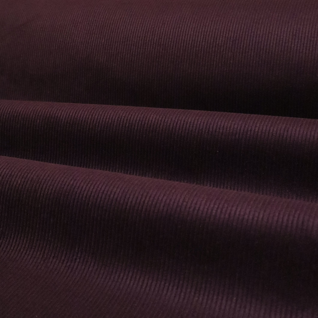 14 Wale Stretch Cotton Corduroy - Wine