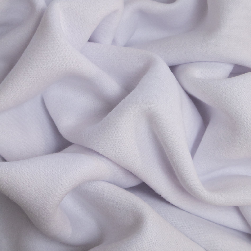 300gsm Sweatshirt Knit - White