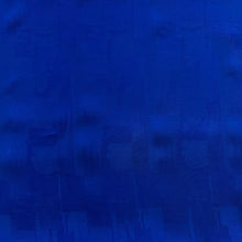Load image into Gallery viewer, Abstract Jacquard Satin - Royal Blue

