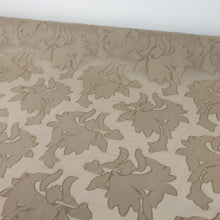 Load image into Gallery viewer, Apollo Silk Viscose Designer End – Warm Beige Floral Burnout
