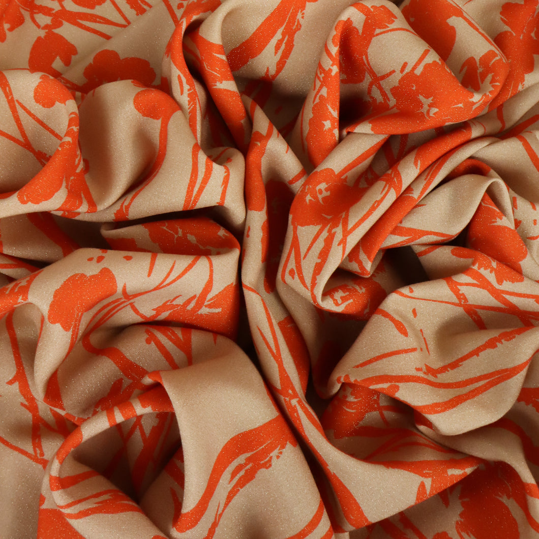 Rayon Nylon Print Deadstock - Spirited