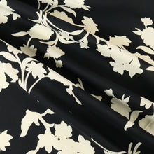 Load image into Gallery viewer, Cotton Print - Corsage Black &amp; Ivory
